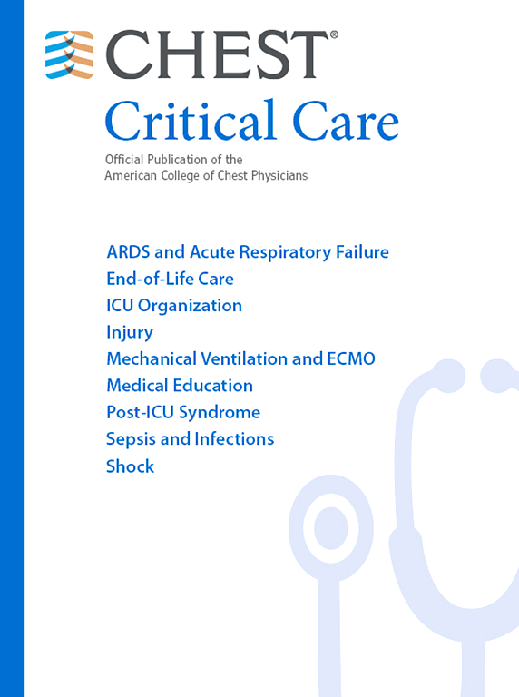 Go to journal home page - CHEST Critical Care
